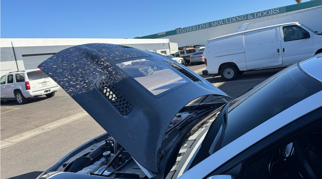 Carbon Fiber Hood - 2015-2023 Dodge Charger Wide Body and Slim Body