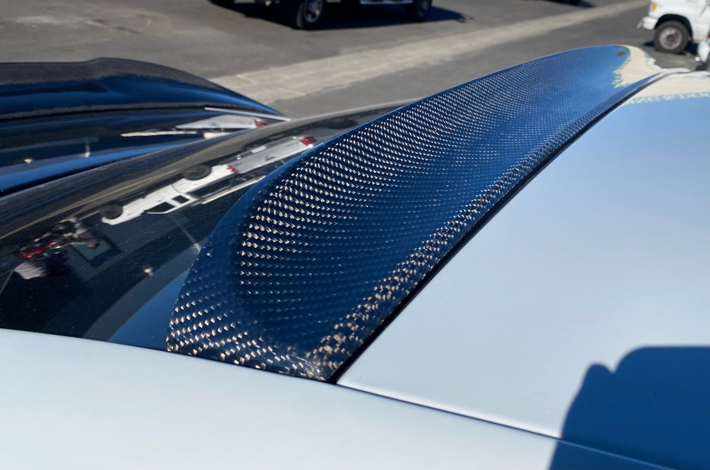 Carbon Fiber Rear Window Spoiler - 2021-2023 Dodge Charger Wide Body - 2015-2023 Dodge Charger Slim Body