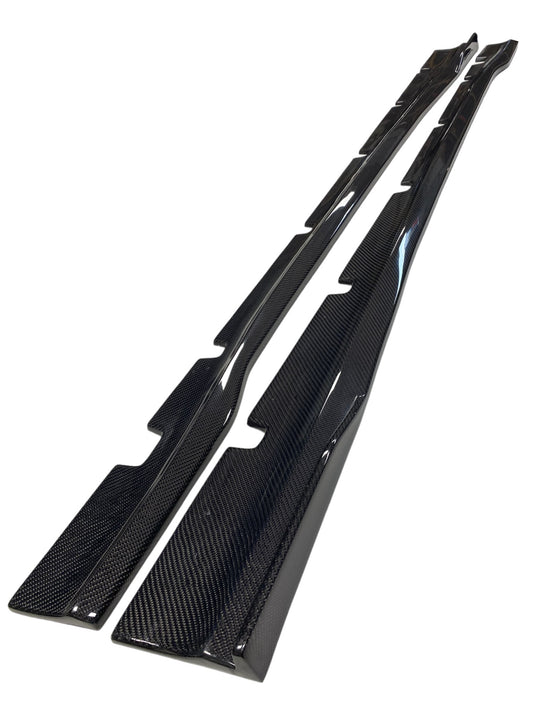 Carbon Fiber Side Skirts - 2021-2023 Dodge Charger Wide Body