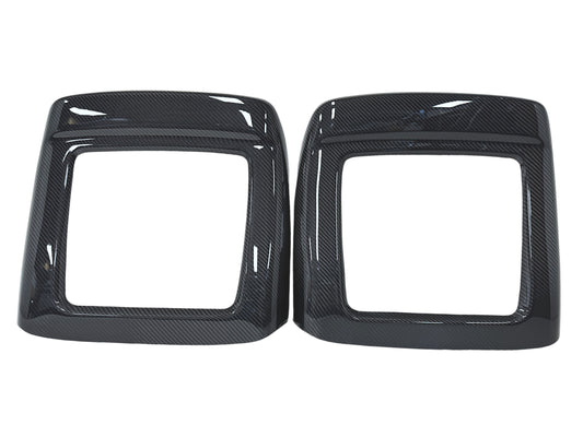 Carbon Fiber Back Seat Cover - 2015-2023 Dodge Charger (Fits: 2012 Chrysler 300)