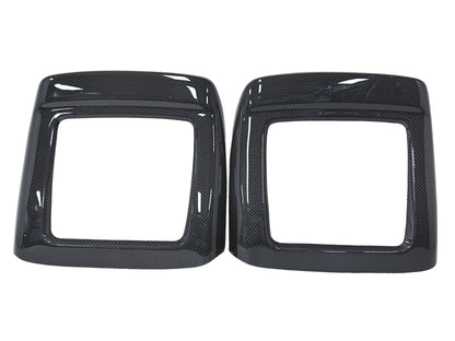 Carbon Fiber Back Seat Cover - 2015-2023 Dodge Charger Wide Body and Slim Body - 2012 Chrysler 300