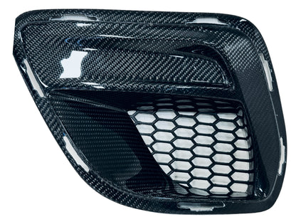 Carbon Fiber Front Bumper Fog Light Covers - 2020-2023 Dodge Charger