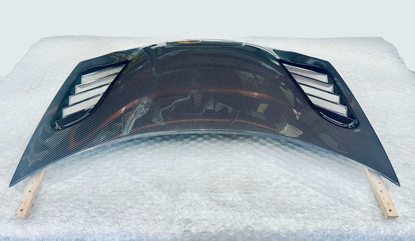 2003-2005 Dodge Neon SRT-4 - Carbon Fiber Viper Ram Air Induction Hood