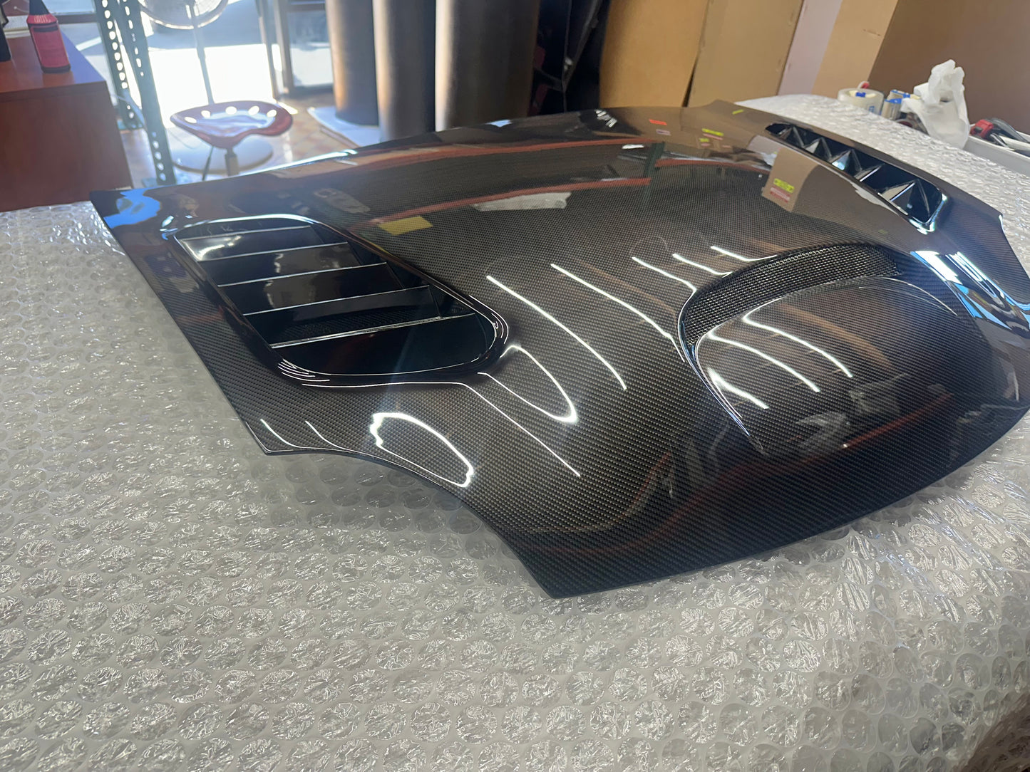 2003-2005 Dodge Neon SRT-4 - Carbon Fiber Viper Ram Air Induction Hood