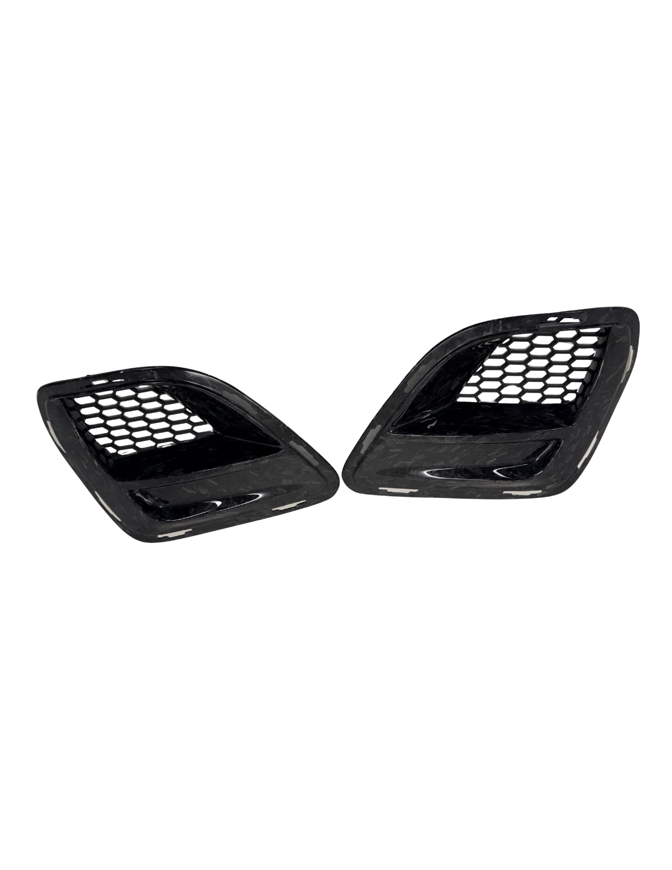 Carbon Fiber Front Bumper Fog Light Covers - 2020-2023 Dodge Charger