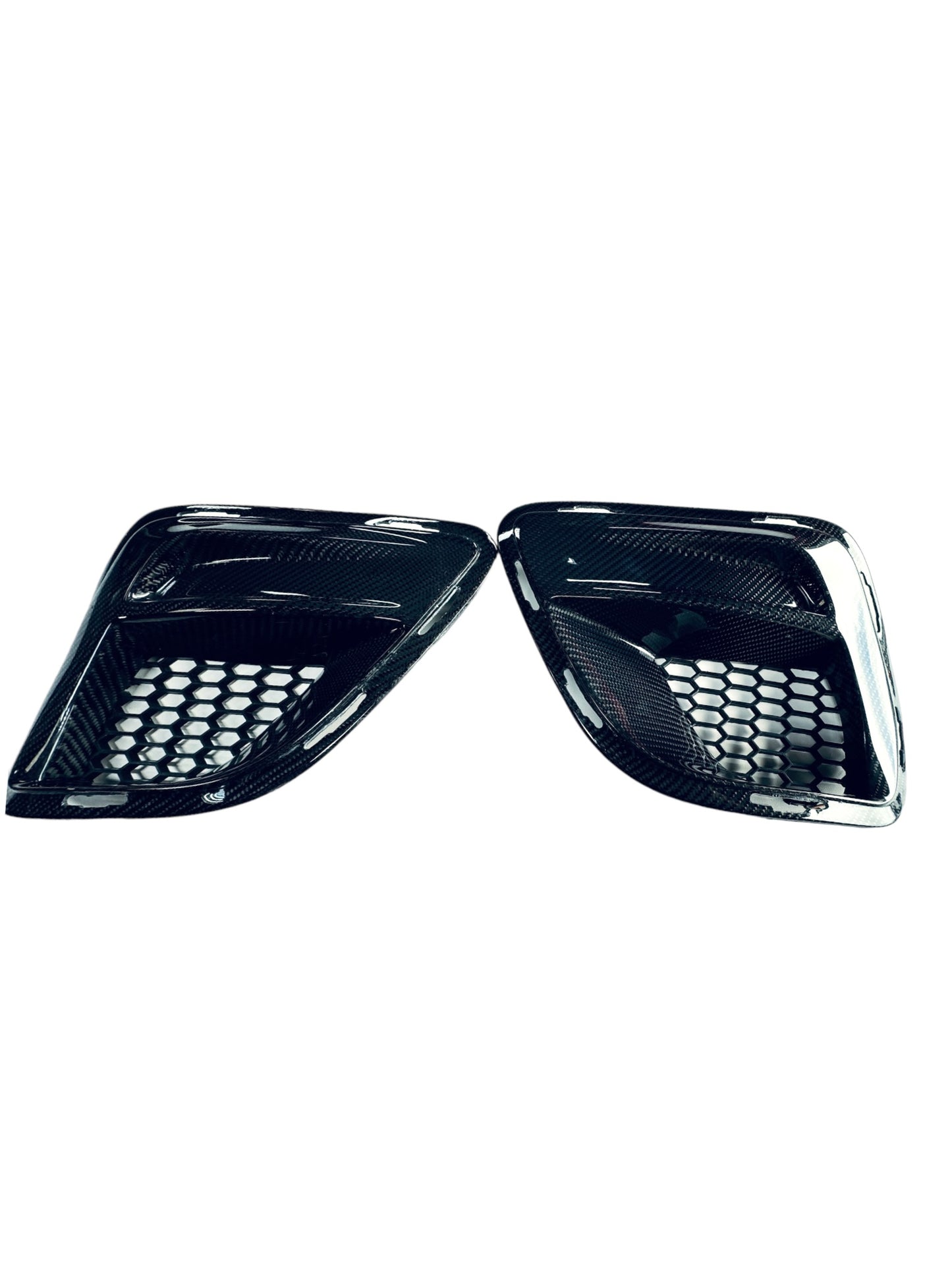 dodge charger fog light cover Carbon Fiber Front Bumper Fog Light Covers