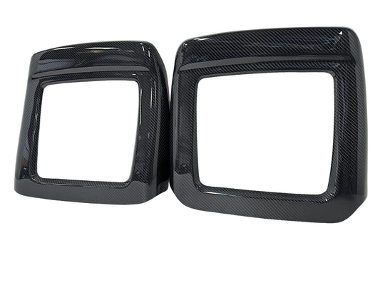 Carbon Fiber Back Seat Cover - 2015-2023 Dodge Challenger