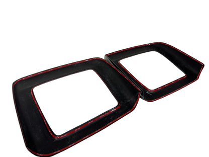 Carbon Fiber Back Seat Cover - 2015-2023 Dodge Charger Wide Body and Slim Body - 2012 Chrysler 300