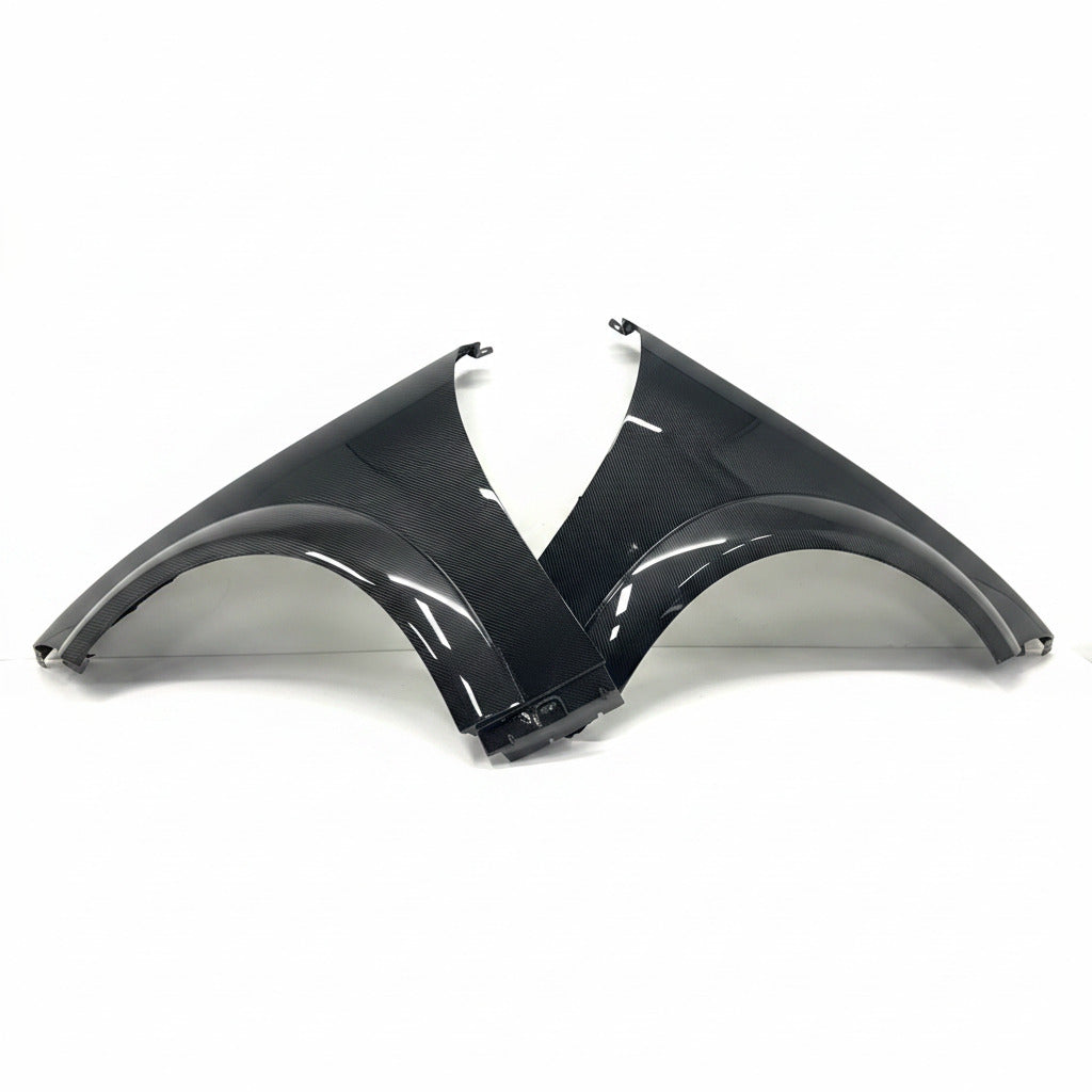 Pair of 2015-2023 Dodge Charger carbon fiber front fenders for wide and narrow body