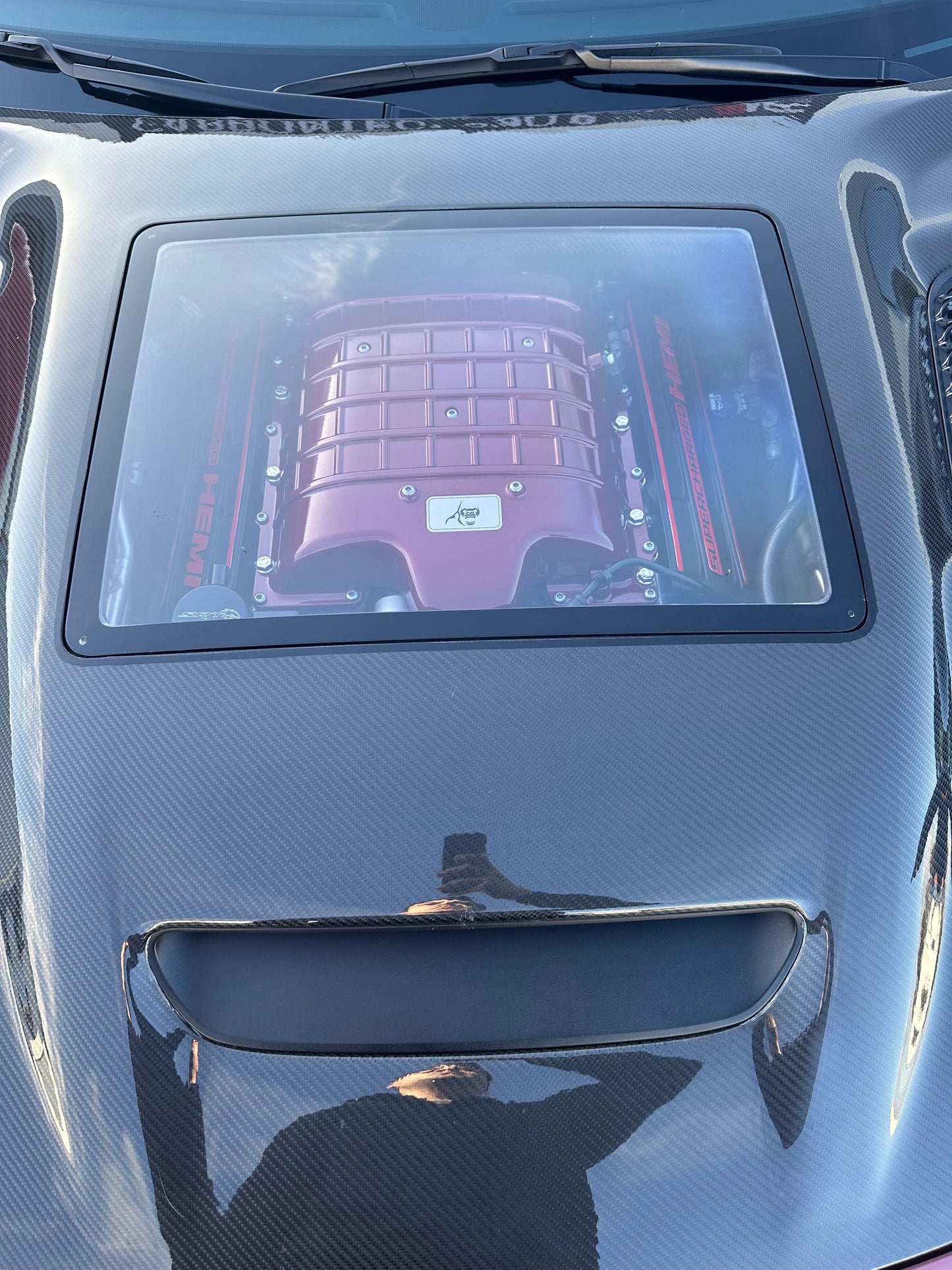 Carbon Fiber Hood - 2015-2023 Dodge Charger Wide Body and Slim Body