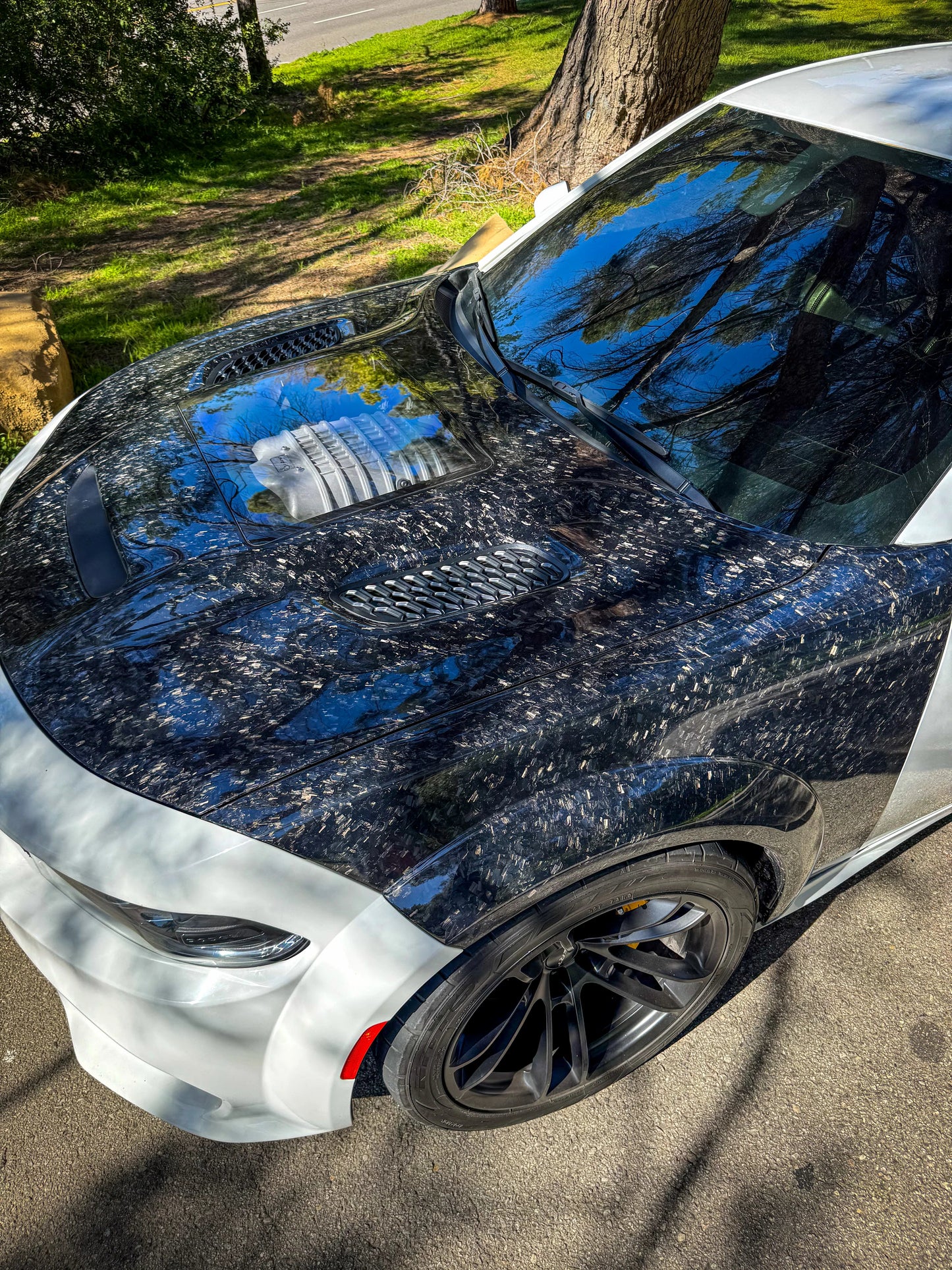 Carbon Fiber Hood - 2015-2023 Dodge Charger Wide Body and Slim Body