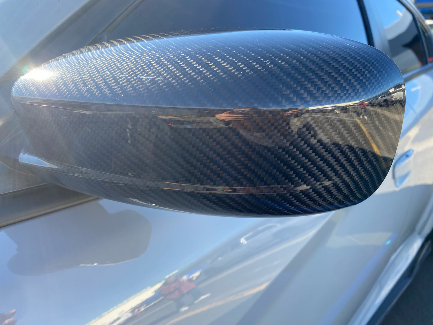 Carbon Fiber Mirror Cover - 2015-2023 Dodge Charger Wide Body - 2015-2023 Dodge Charger Slim Body - 2011-2023 Chrysler 300