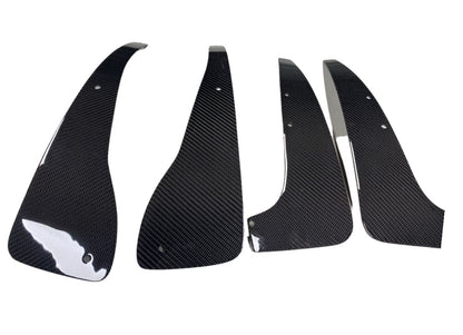 Carbon Fiber Mud Flaps - 2021-2023 Dodge Charger Wide Body