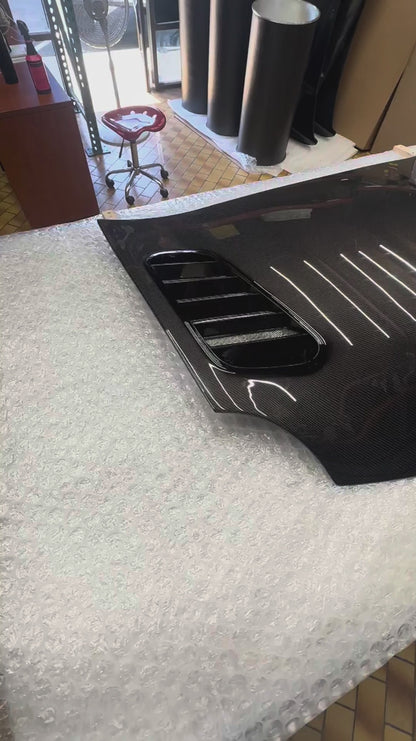 2003-2005 Dodge Neon SRT-4 - Carbon Fiber Viper Ram Air Induction Hood