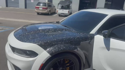 Carbon Fiber Hood - 2015-2023 Dodge Charger Wide Body and Slim Body